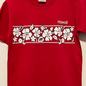 90's Hawaii Hibiscus T Shirt  size S