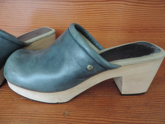 frye clogs and mules