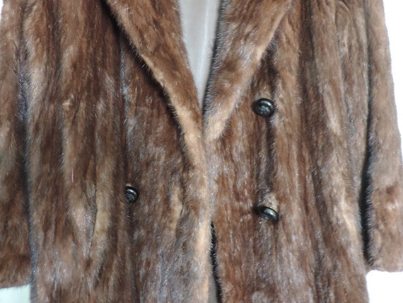 60's  MCM MINK COAT Full Length Luxuriously Lined… - image 5