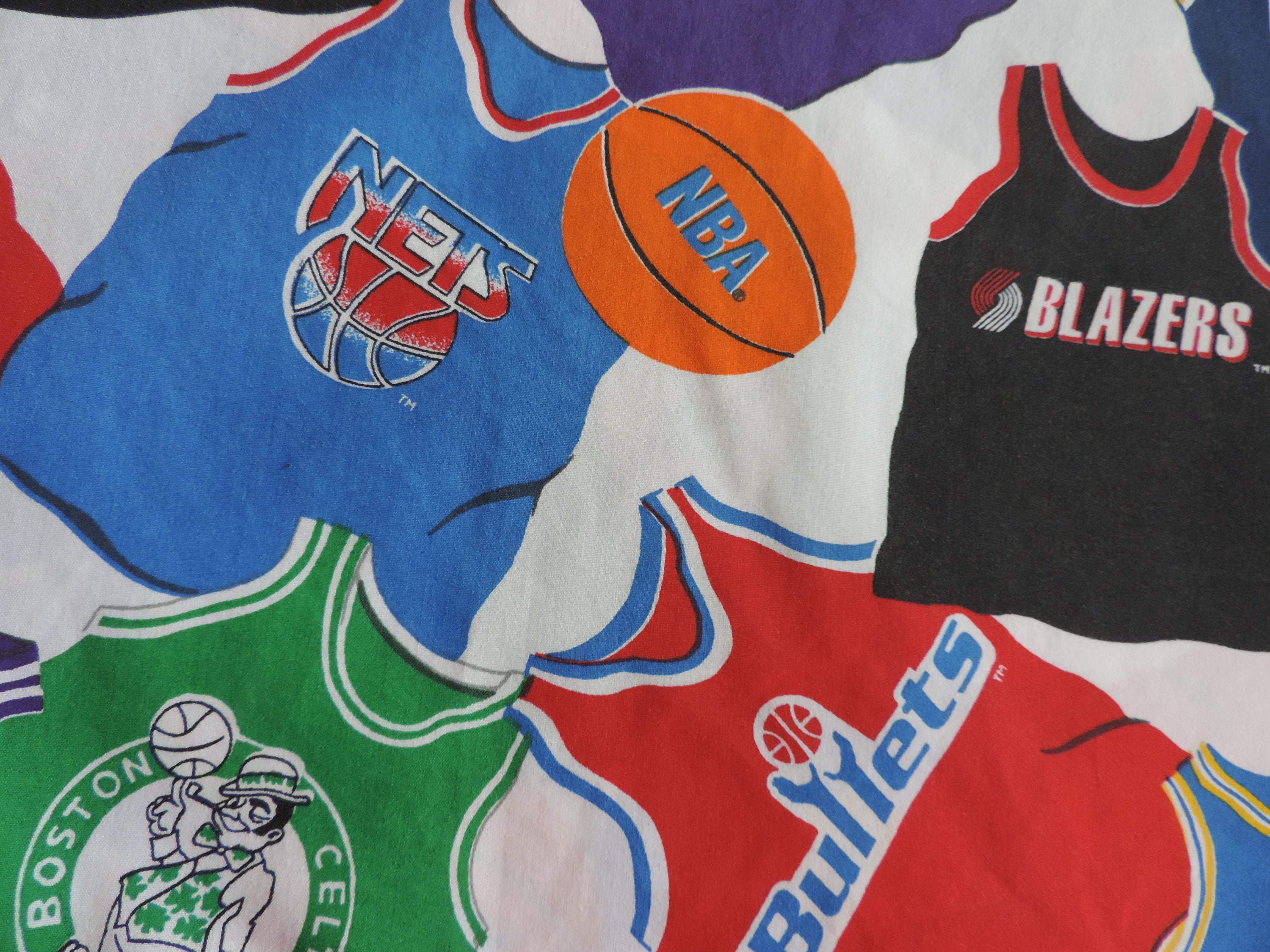 ヴィンテージ 90年代 NBA ツインシーツセット、アメリカ製、スポーツ