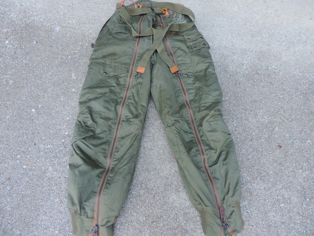 b*s様 40s USAF F-3 TROUSERS ELCTRICALLY H 40s WW2 Vintage US Navy N-3 HBT Utility Trousers - 31x31