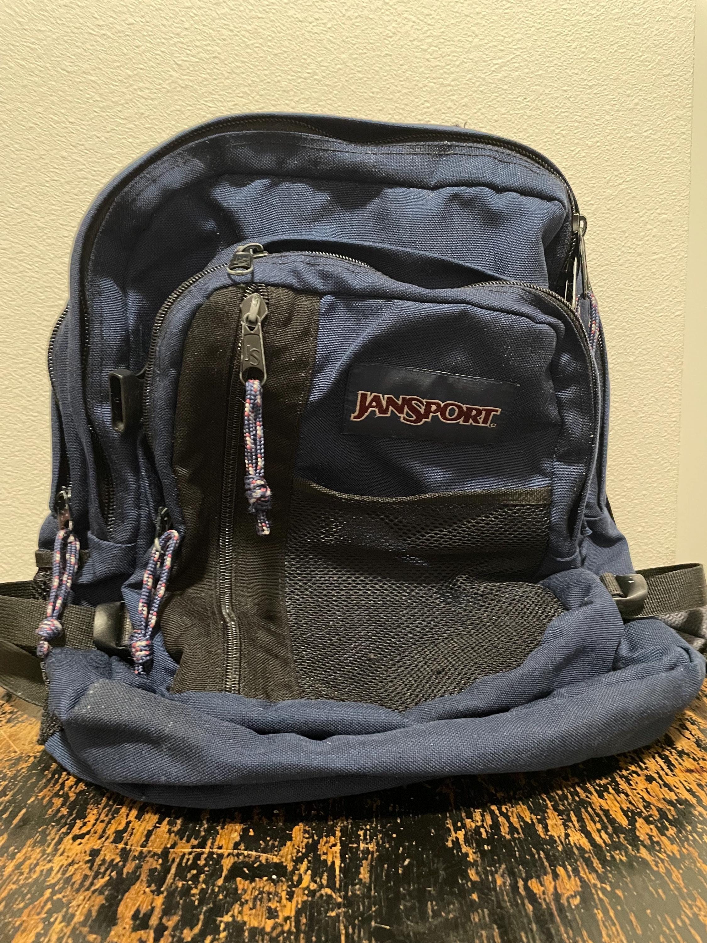 90s usa製 jansport nylon westbag Vintage 90s Jansport Backpack Hiking Day Pack Made in USA Bottom