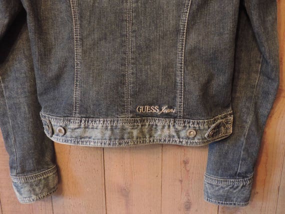 Guess Jeans Jacket Vintage Denim Trucker Jacket G… - image 7