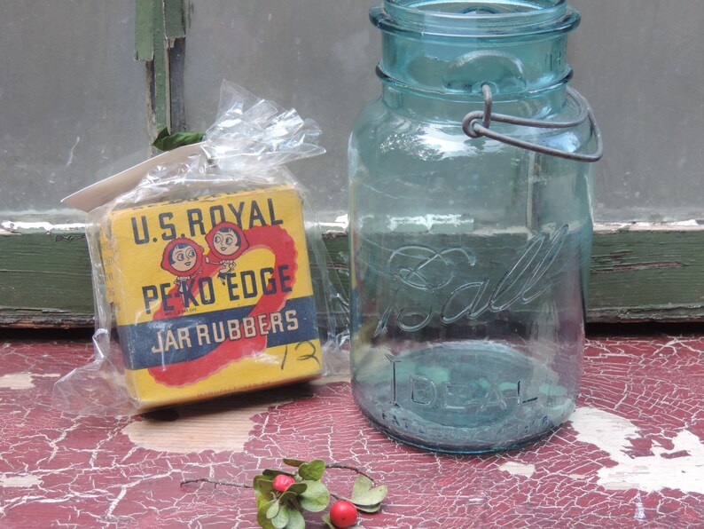 Vintage Canning Jar Rings and Rubbers Canning Supplies Vintage Etsy