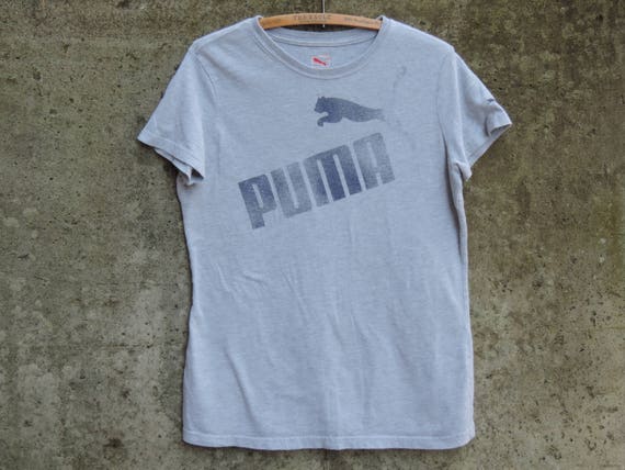 Vintage T Shirt Puma Sportswear Ladies Girls Active Wear Puma