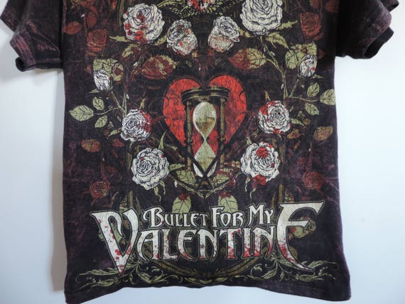 Vintage T Shirt  Bullet For My Valentine Poison W… - image 5
