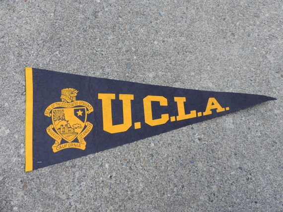 1970's UCLA Pennant University of California Los Angeles - Etsy