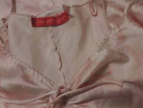 Vintage Halston Slip Dress 70's  Lingerie Neglige… - image 7