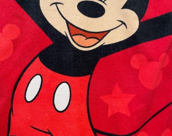 90's Mickey Mouse Beach Towel by Disney 28" x 54"