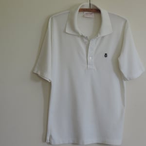 60&#39;s Wilson Owl Logo Polo Coaches Shirt made in USA Wilson Sporting Goods Co. Golf Sportswear size L
