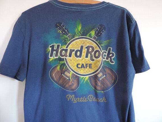 Vintage T Shirt Hard Rock Cafe Myrtle Beach  Prin… - image 3