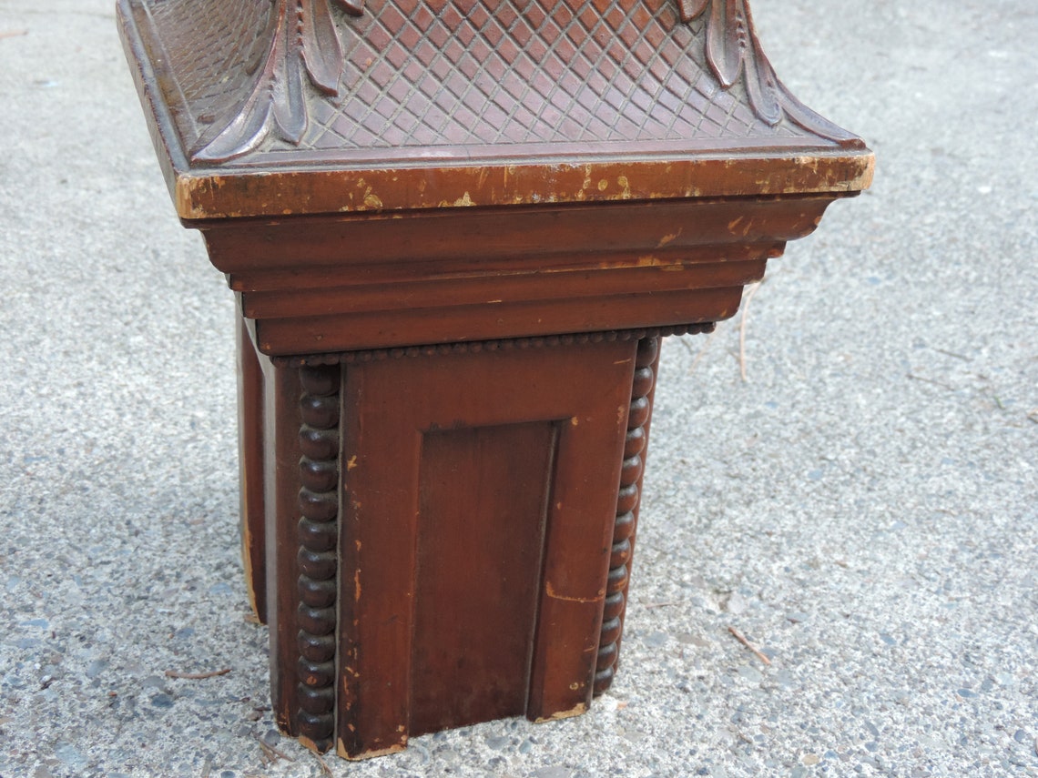 Antique Banister Finial Post Late 1800's Era Gonzaga Etsy
