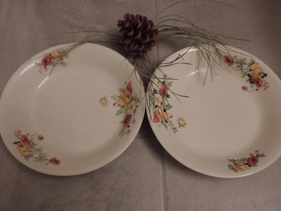 Vintage Crooksville China Ivora 1938 Set Of 2 Salad Soup Vintage Crooksville China Ivora 1938, Big Apple Storage Crooksville Ohio
