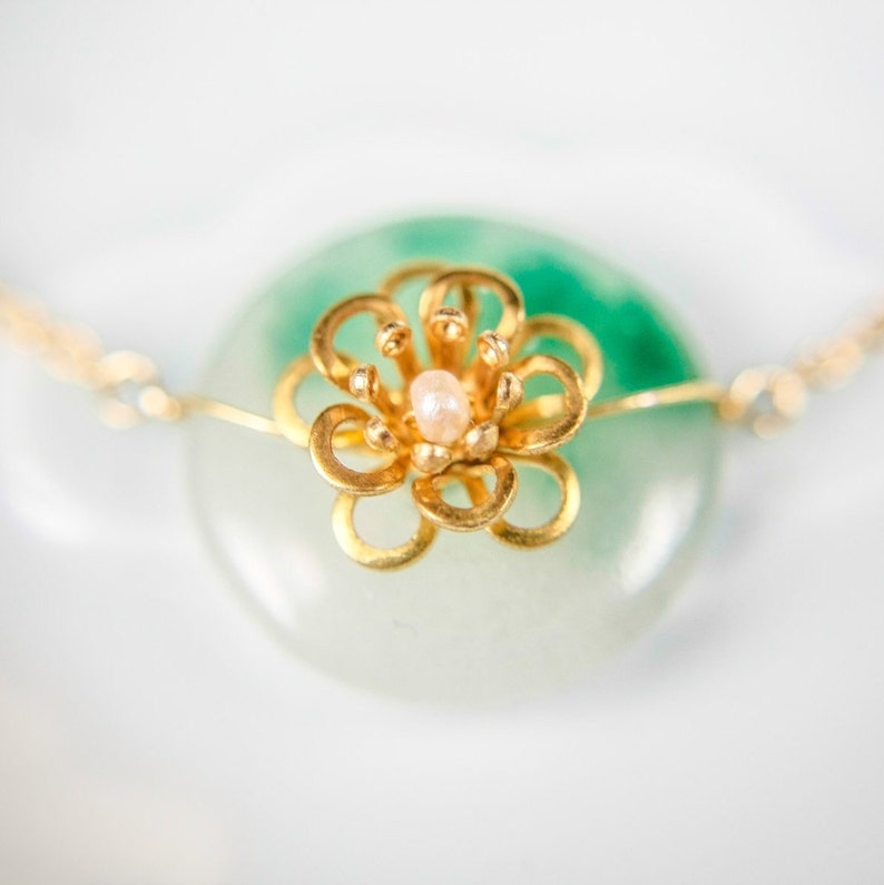 Green Jade Necklace Gold Pendant Chinese - Jade Pendant Gold Chain Green Jade Necklace Gold Pendant Chinese - Jade Pendant Gold Chain