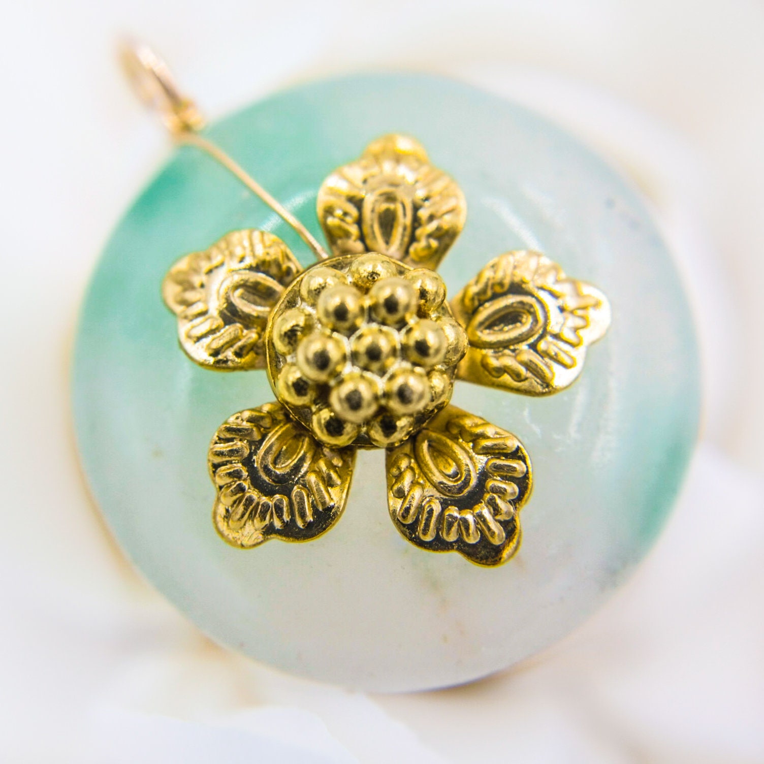 Green Jade Necklace Jade Necklace Gold Chinese Jade Jewelry Etsy