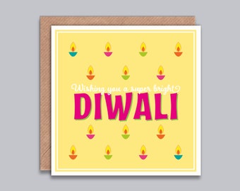 Gifts And More Gifts Diwali Cards 6 Pack With Glitter Finish - Diwali Wishes - View #10