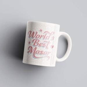 World's Best Chacha Mug Thaya/Mama/Masar/Fufar Gift Idea, Father's Day, Uncle, Birthday, Desi, Indian, South Asian, Punjabi, Hindi, Urdu. Masar