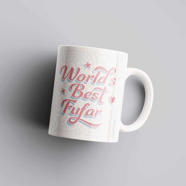 World's Best Chacha Mug Thaya/Mama/Masar/Fufar Gift Idea, Father's Day, Uncle, Birthday, Desi, Indian, South Asian, Punjabi, Hindi, Urdu. Fufar