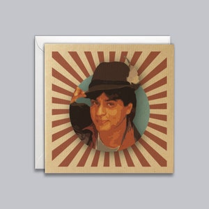 Indische Geburtstagskarte - Bollywood Star Karte, Desi Karte, jeden Anlass, Glückwünsche, Vatertag, Dankeskarte, Hindi, Bollywood Film,