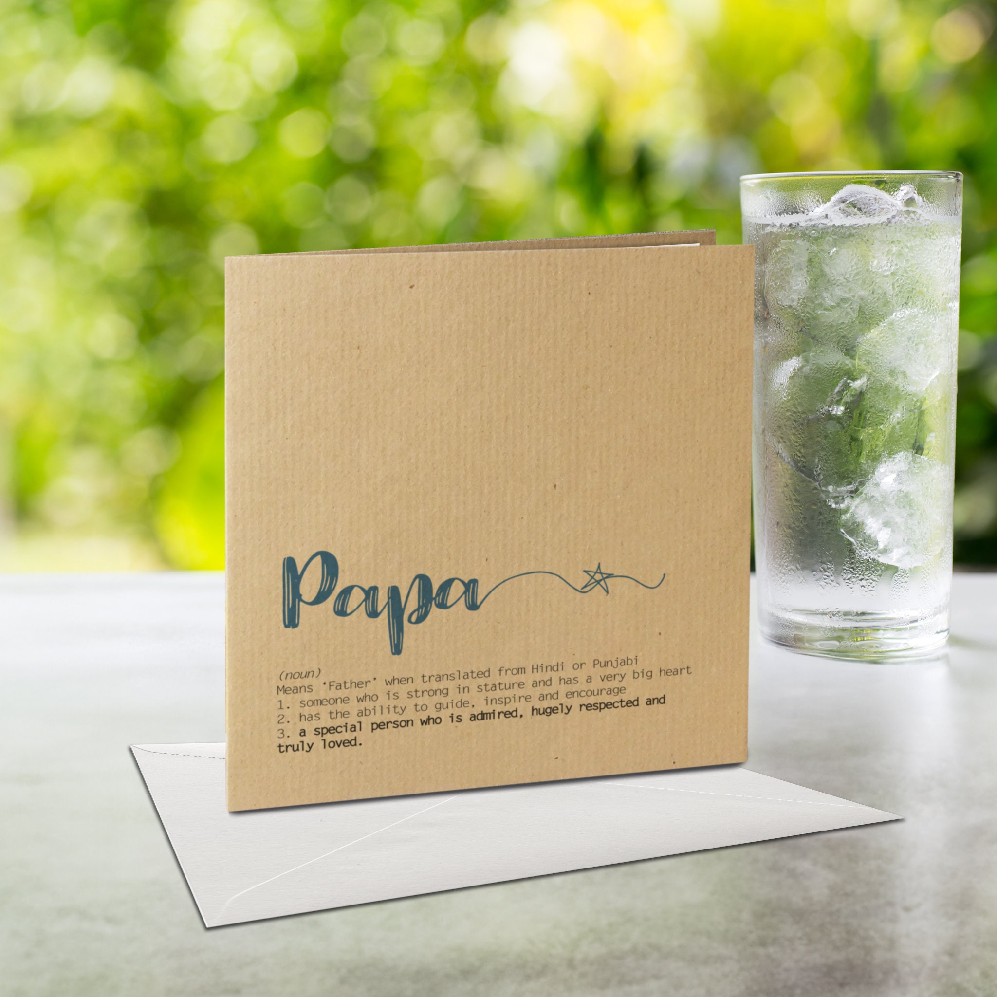 Papa Dad Card Indian Hindi Punjabi Desi Definition -  Hong Kong