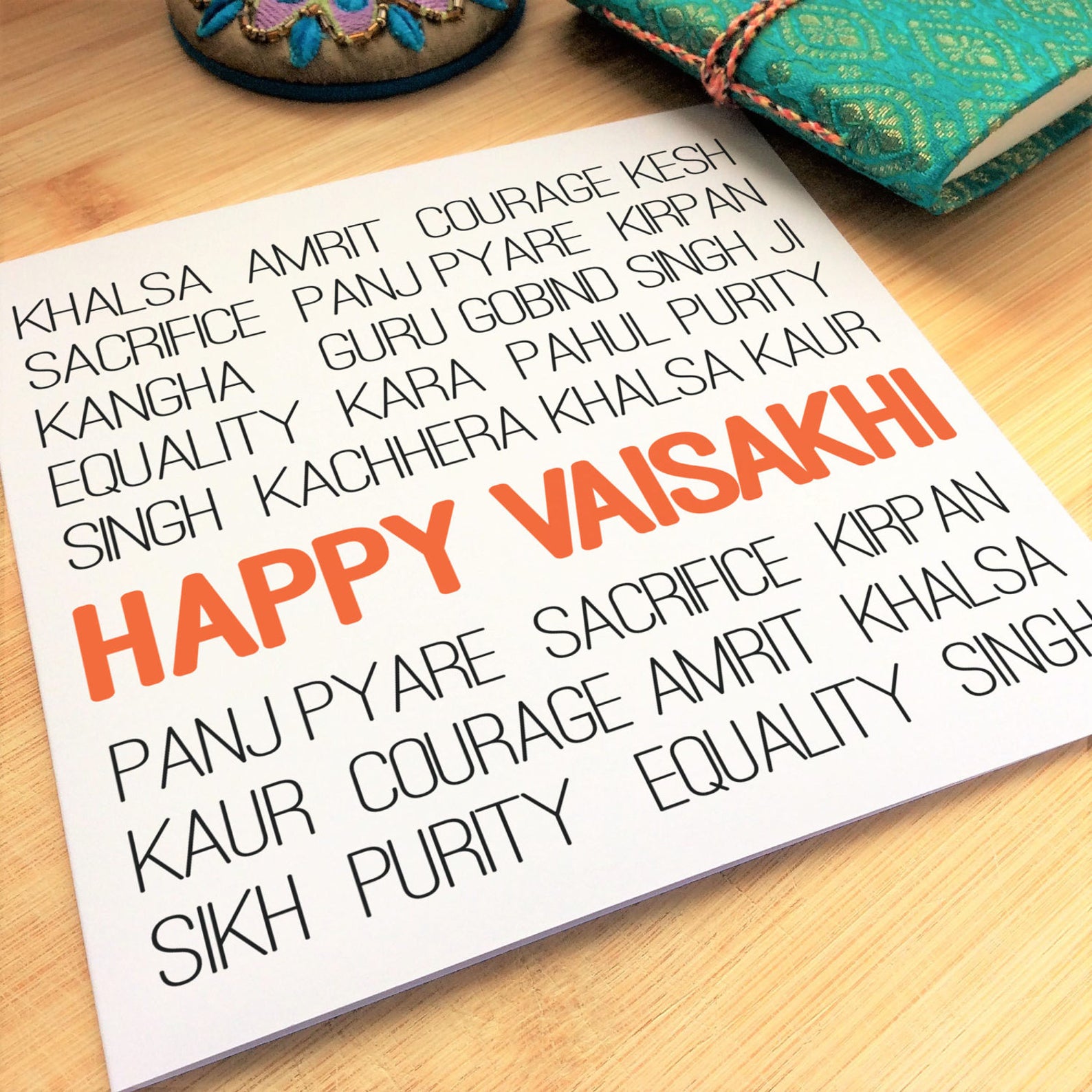Happy Vaisakhi Card Vaisakhi Celebrations Sikh Festival Etsy UK