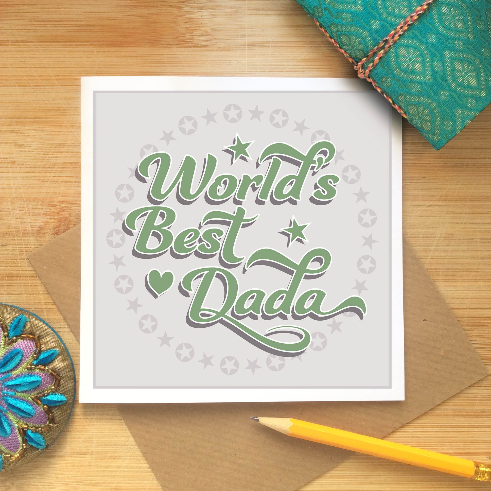 World S Best Dada Baba Nana Card For Grandad Etsy