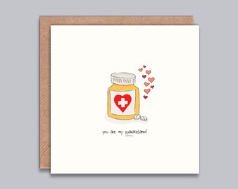 You are my Pyaracetamol - Indian Love Pill, Valentines Day, Desi Love Card, Pyar, Romantic, Anniversary, Proposal, Indian, Gay, Lesbian