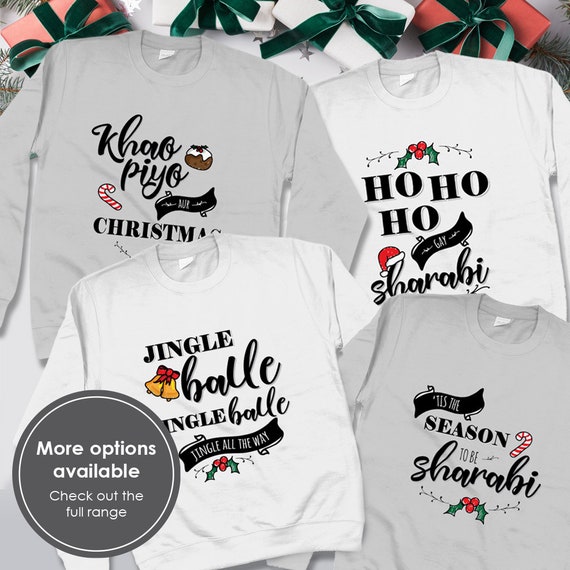 Punjabi christmas sweater hot sale