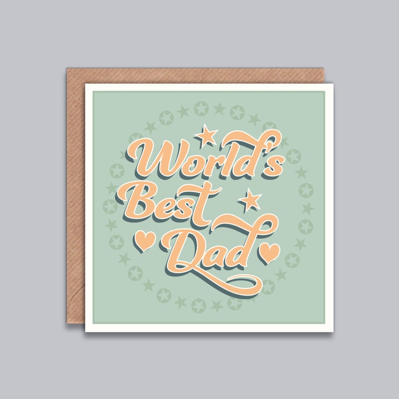 World's Best Dad / Papa / Abbu Card for Dad, Father's Day, Birthday, Thank You, Best Special, Hindi, Punjabi, Urdu, Indian, Desi Style Card Dad