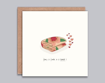 Fancy a Fumble in a Kambal - Love Card, Valentines Day Card, Desi Romantic, Punjabi Card, Hindi Card, Indian Love Card.