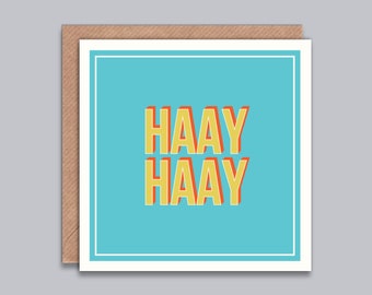 Indian Card, Any Occasion, Indian Celebrations, Desi Card, Well Done, Congratulations, Birthday, Engagement, Wedding, Fun, Humorous Card.