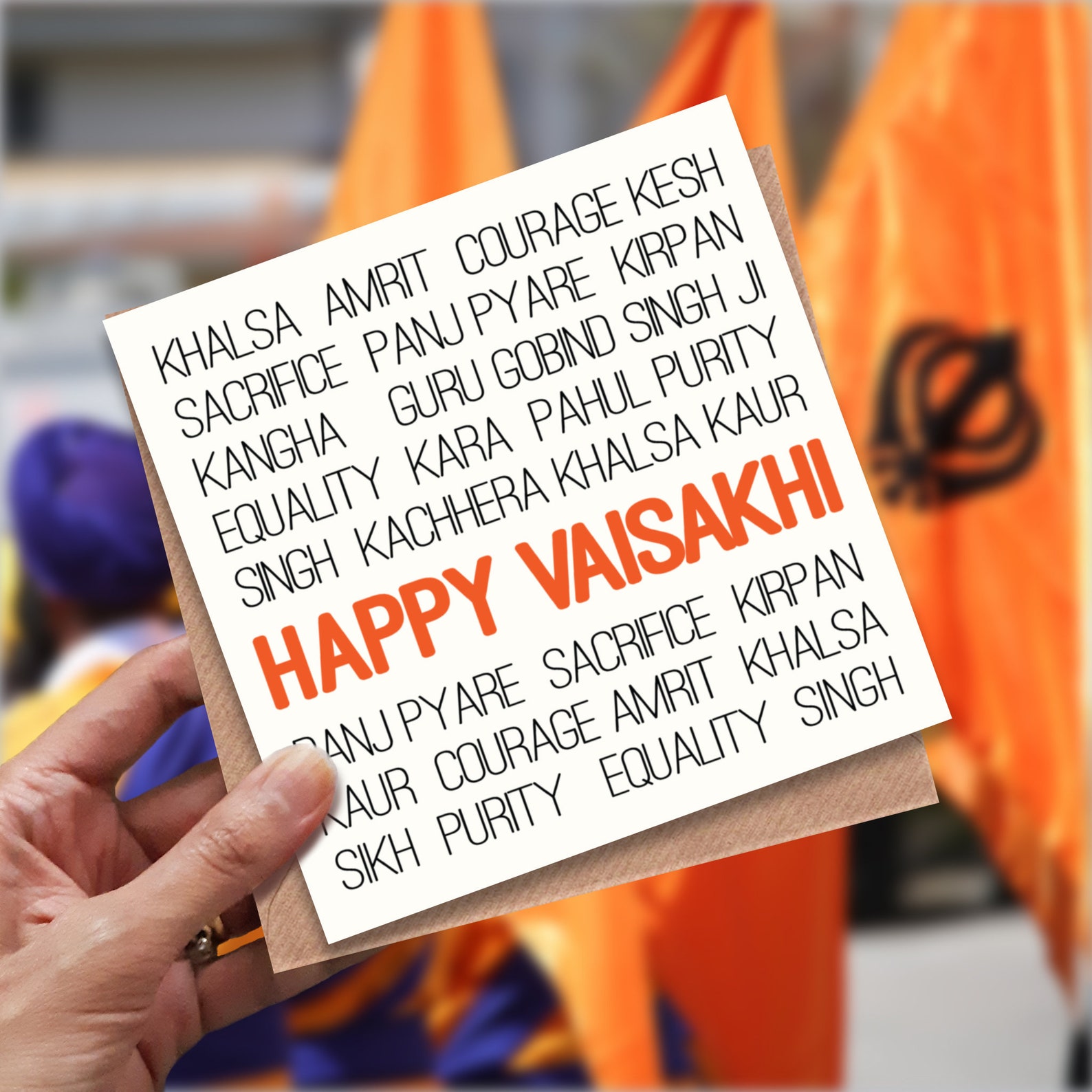 Happy Vaisakhi Card, Vaisakhi Celebrations, Sikh Festival, Punjabi ...