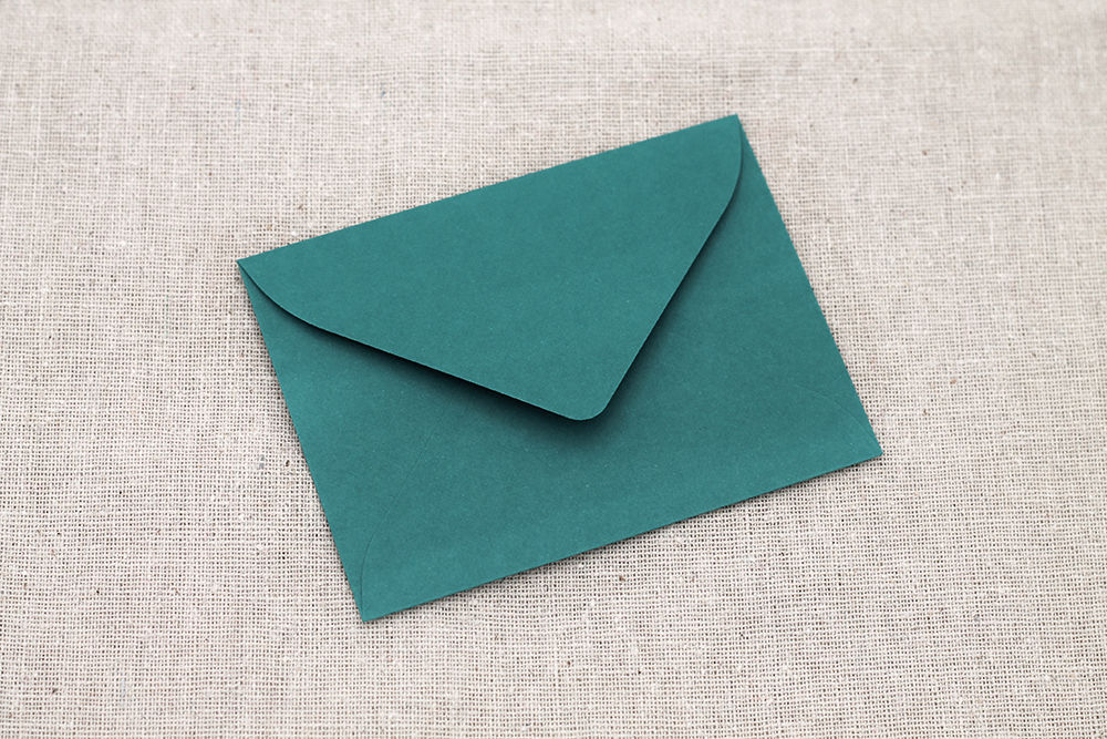 25 Mini Teal Envelopes 2.6875 X 3.6875 Inches Guest Book Etsy