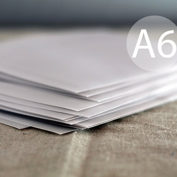 25 4x6 Translucent Envelopes - A6 Size Vellum Envelopes / A6 Size Envelopes - (true size 4 3/4" x 6 1/2")