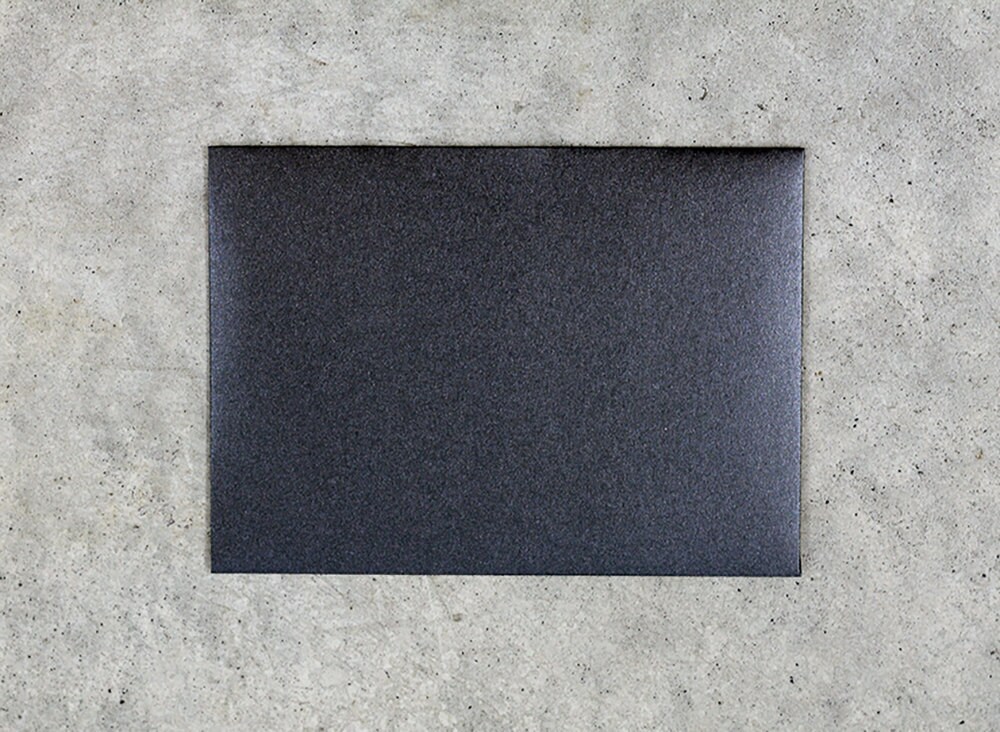 25 5x7 Metallic Black Envelopes - A7 Metallic Black Envelopes - Black
