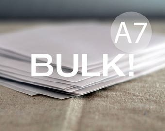 BULK! 100 5x7 Translucent Envelopes - A7 Vellum Envelopes - White - A7 size (5 1/4" x 7 1/4") - Transparent Wedding Envelopes