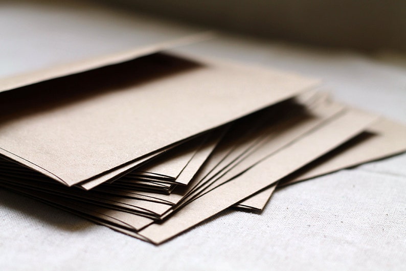 BULK 100 5x7 Kraft Envelopes A7 Kraft Brown Envelopes true Etsy Hong Kong