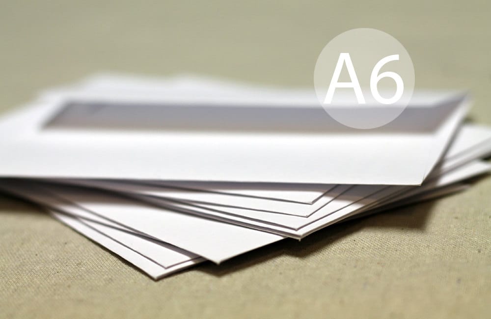 25 4x6 White Envelopes A6 white envelopes true size 4 Etsy
