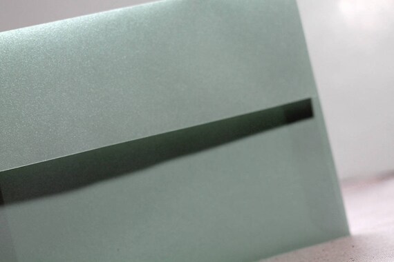BULK 100 5x7 Mint Green Metallic Envelopes Shimmer A7 Mint Green Envelopes Wedding  Envelopes 5x7 Inches true Size 5 1/4 X 7 1/4 
