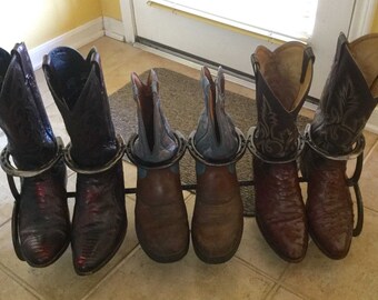 Cowboy Boot Storage Etsy