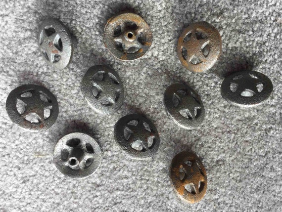 Drawer Pull Rustic Star Cast Iron Country Western Ranger Star Etsy
