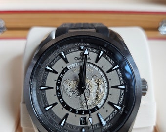 2023 Omega Worldtimer Titanium Full Set