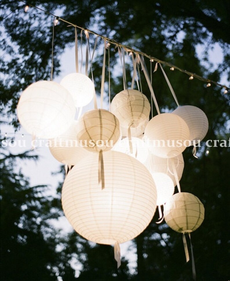 led chinese paper lanterns