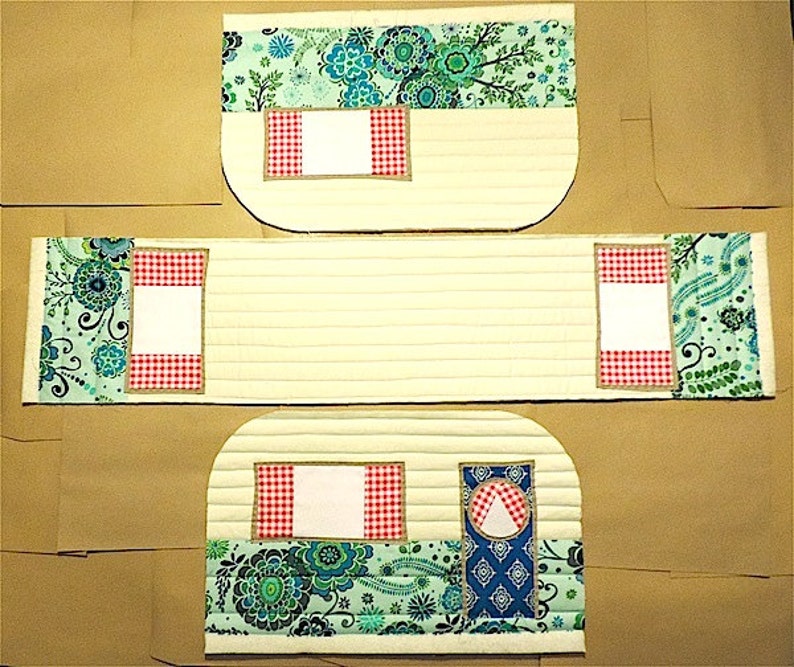 Vintage Caravan Sewing Machine Cover Pattern image 4