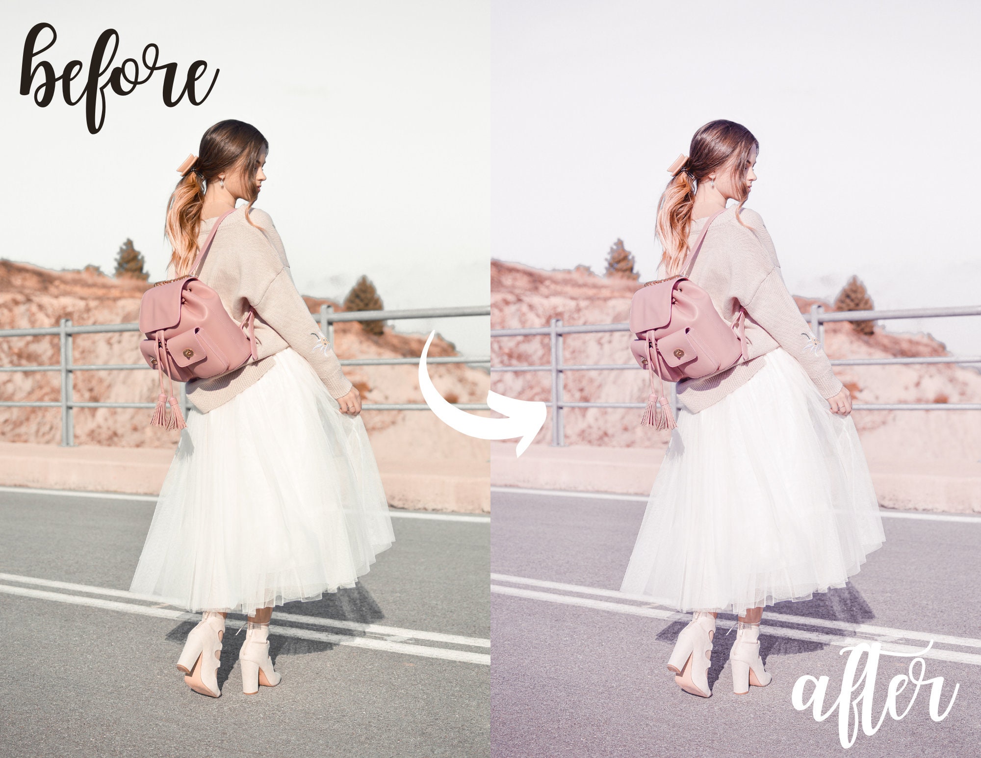 10 Lightroom Mobile + Desktop Presets Bundle - Rose Gold Aesthetic ...