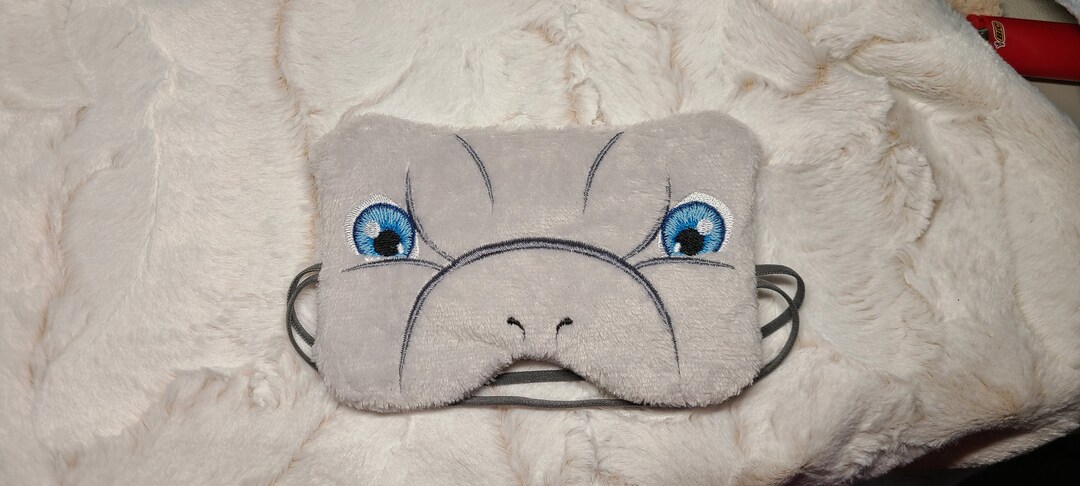 Grey Children Dinosaur Mask, Dinosaur Sleep Mask, Dinosaur Mask, Eye