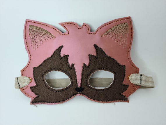 Wolf Mask Pretend Play Wolf Costume Kids Mask Girl Mask Etsy