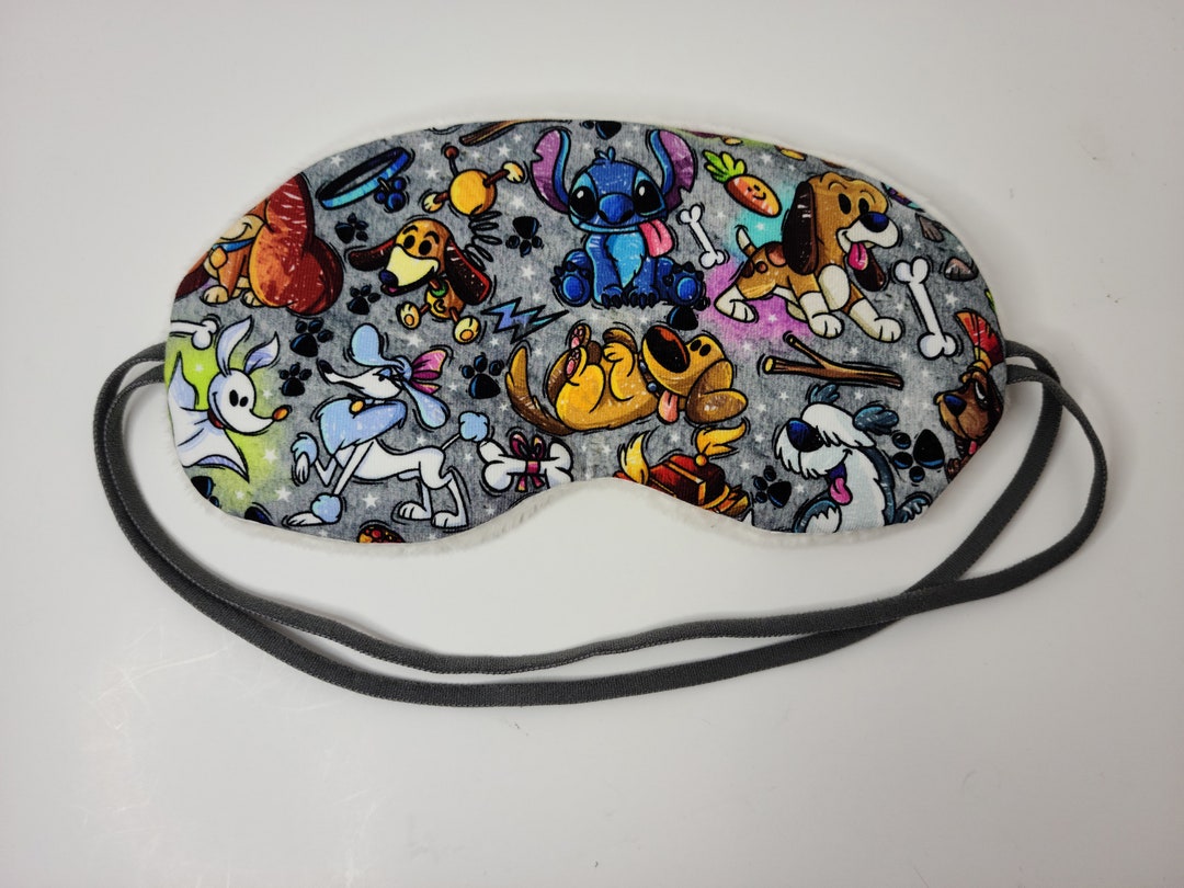 Disney Dogs Sleep Mask Children Sleep Mask Travel Mask Eye Etsy