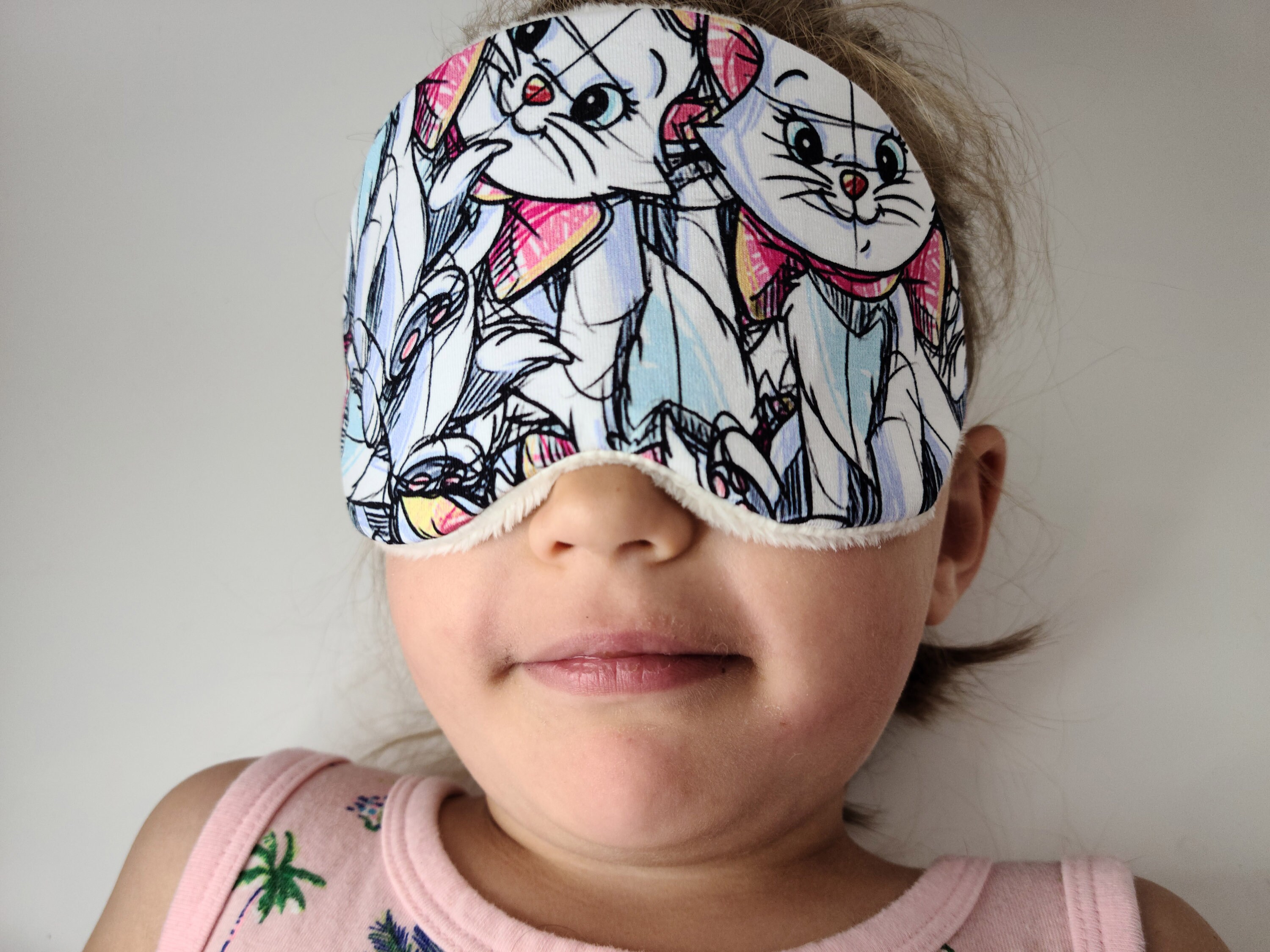 Disney Marie Sleep Mask Children Sleep Mask Travel Mask Eye Etsy