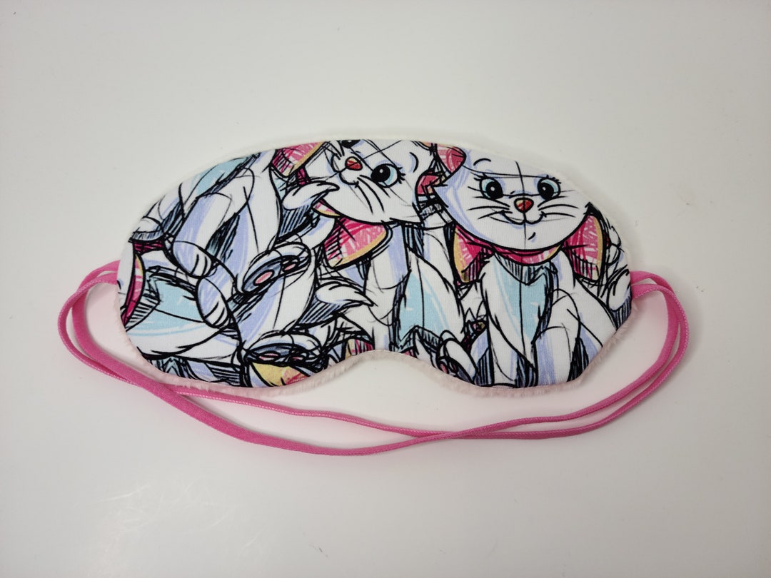 Disney Marie Sleep Mask Children Sleep Mask Travel Mask Eye Etsy